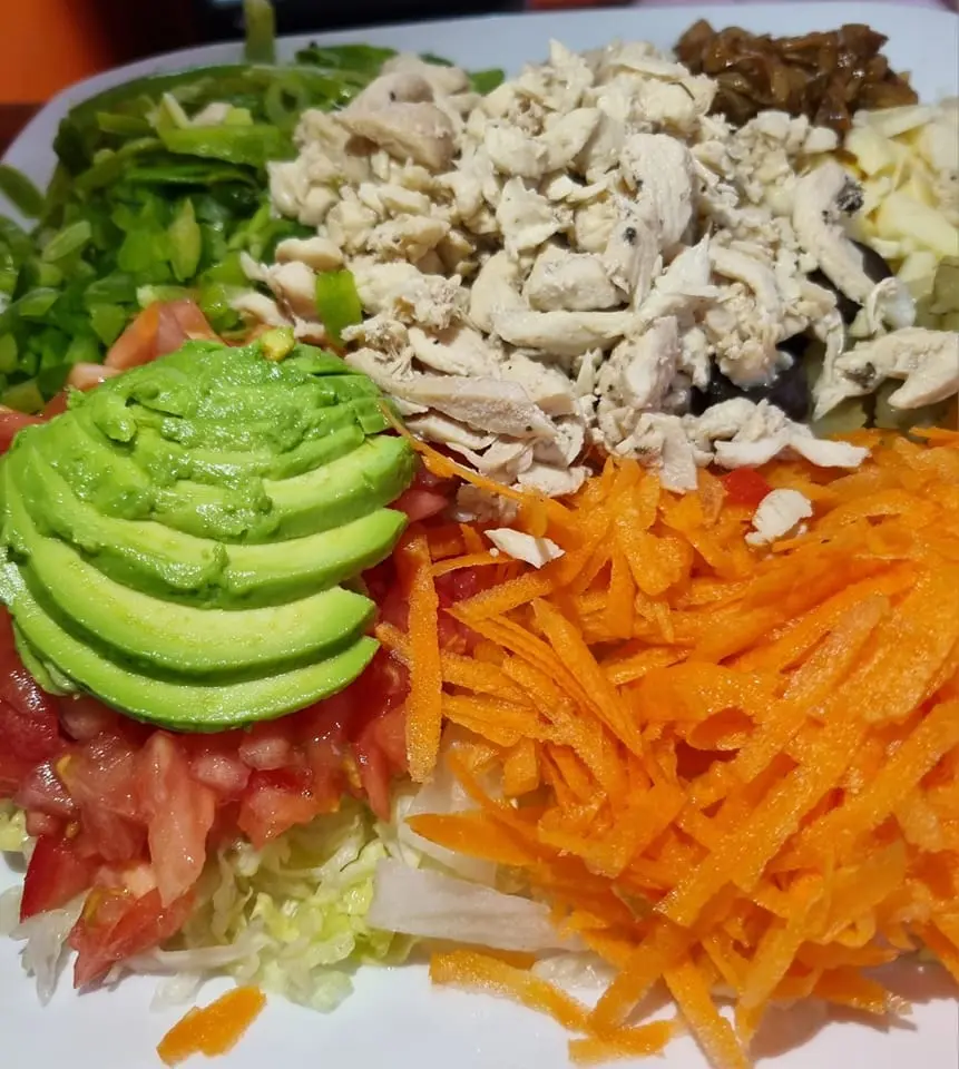 Vegetariano de pollo + bebida