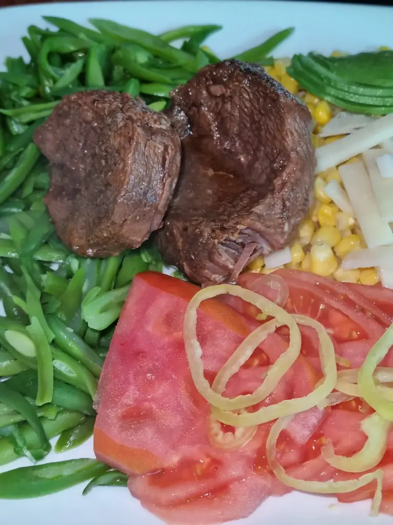 Vegetariano de carne mechada