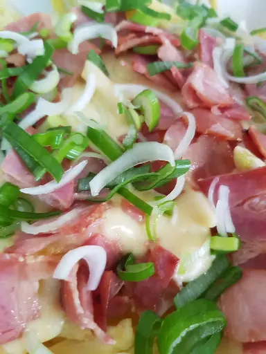 Papas tocino Cheddar