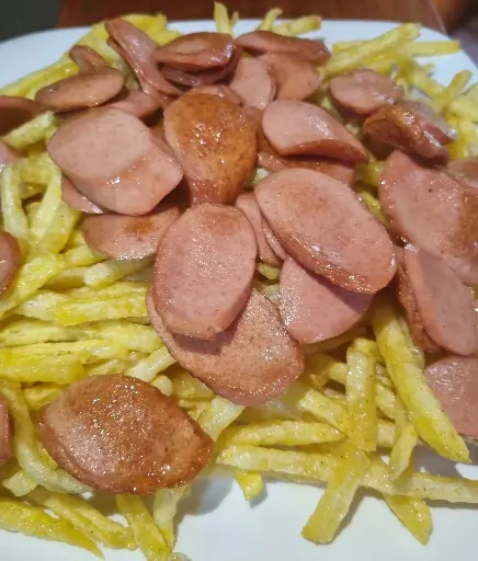 Salchipapas individual